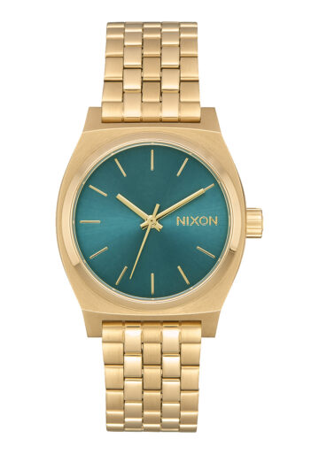 Medium Time Teller - Light Gold / Turquoise