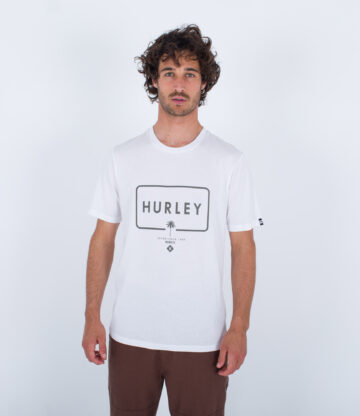 M LAGUNA TEE SS-WHITE/MNT