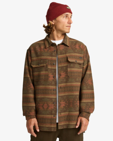 Offshore Jacquard - Yarn Dye Textured Flannel Shirt