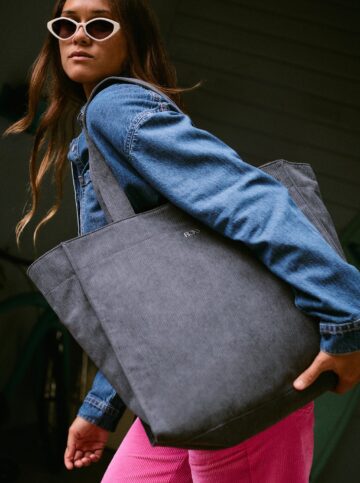 Feeling Vibes - Cord Tote Purse